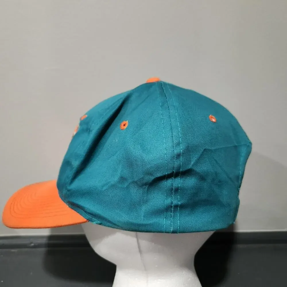 VTG 90s Miami Dolphins Team NFL‎ Football Snapback Hat Cap OSFA 1990s